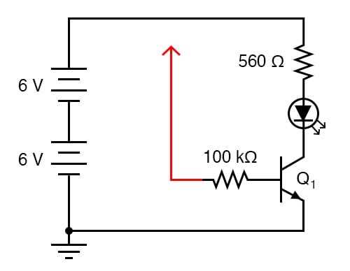 transistor schematic diagram