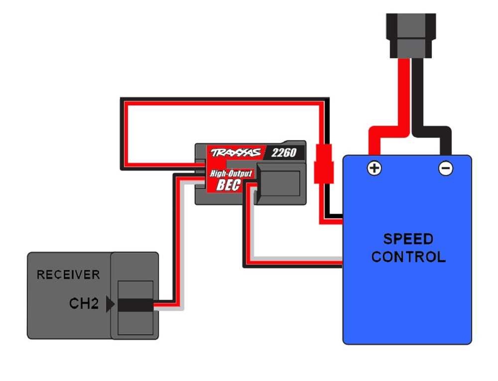 traxxas receiver wiring diagram