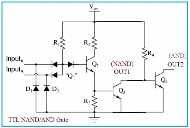 ttl circuit diagram