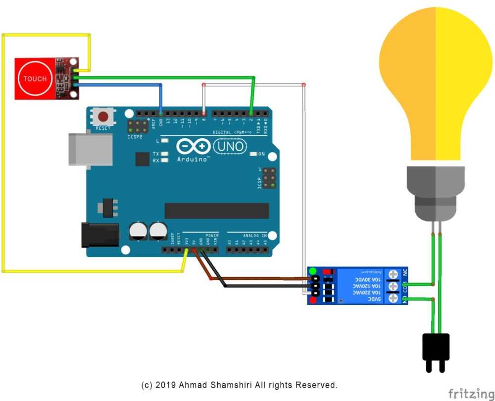 ttp223 touch sensor circuit diagram