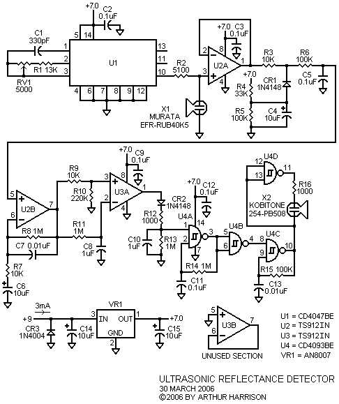 ultrasonic pest repeller schematic diagram