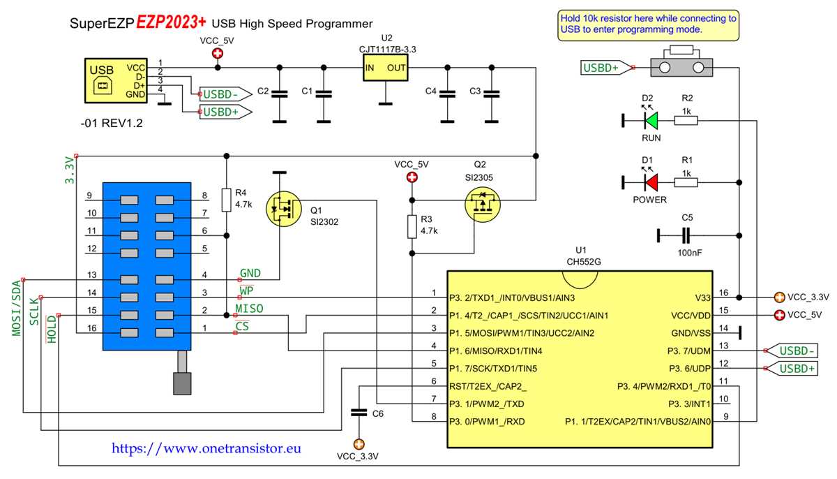 usb pic programmer schematic diagram