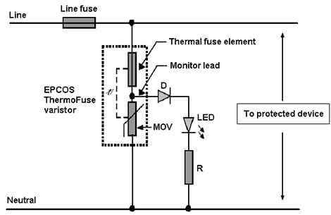 varistor circuit diagram varistor circuit diagram