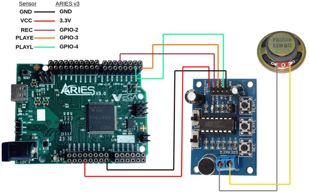voice recorder circuit diagram