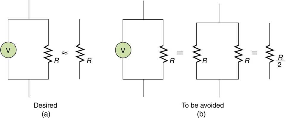 voltmeter in circuit diagram