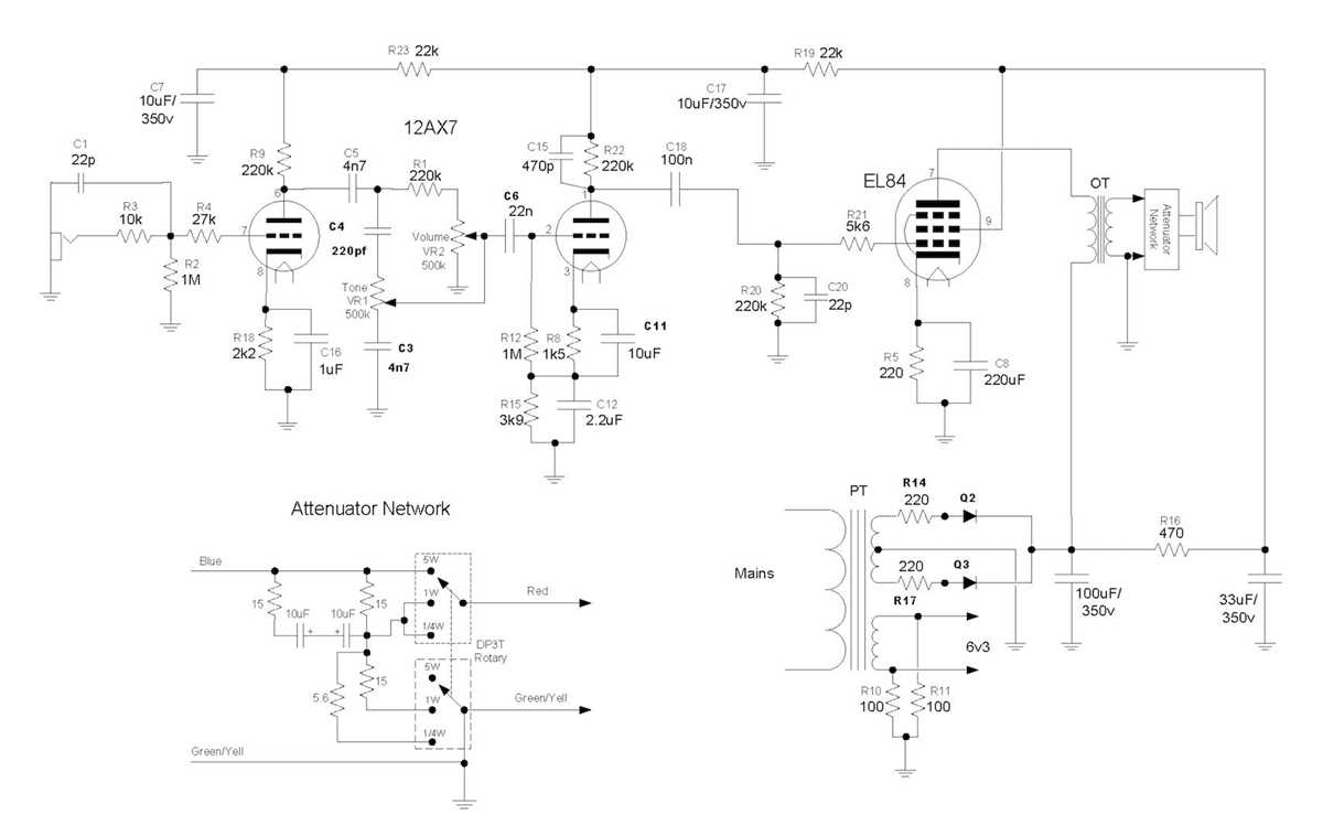 vox circuit diagram vox circuit diagram