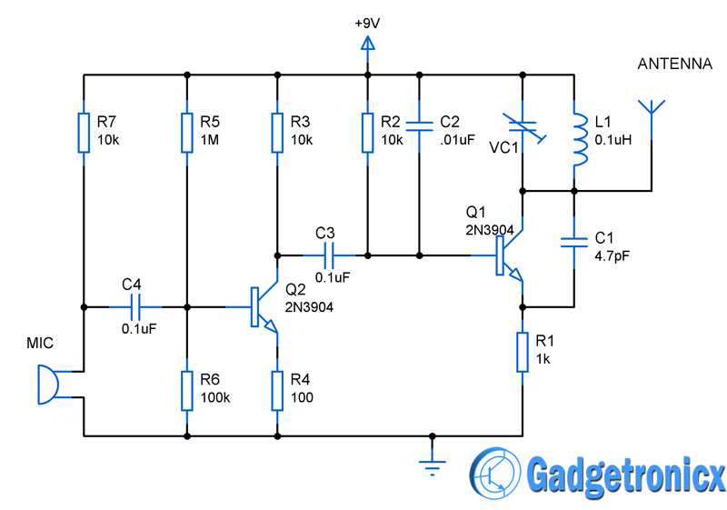 walkie talkie circuit diagram walkie talkie circuit diagram