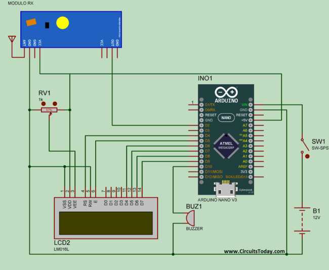 water level indicator schematic diagram