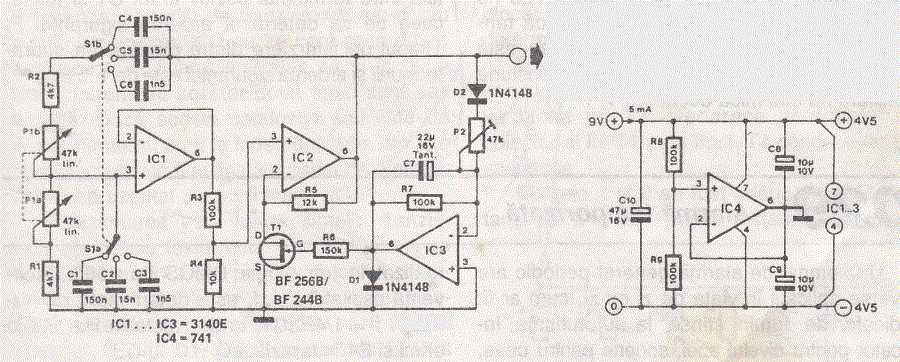 wien bridge oscillator circuit diagram