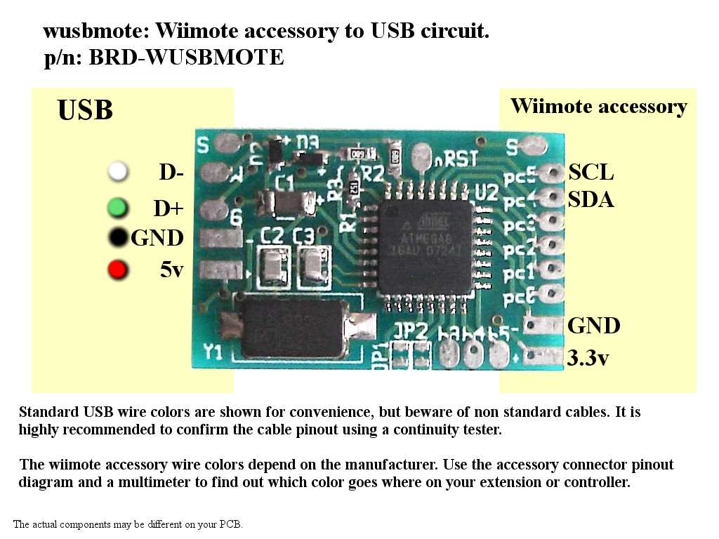 wiimote pcb diagram schematics