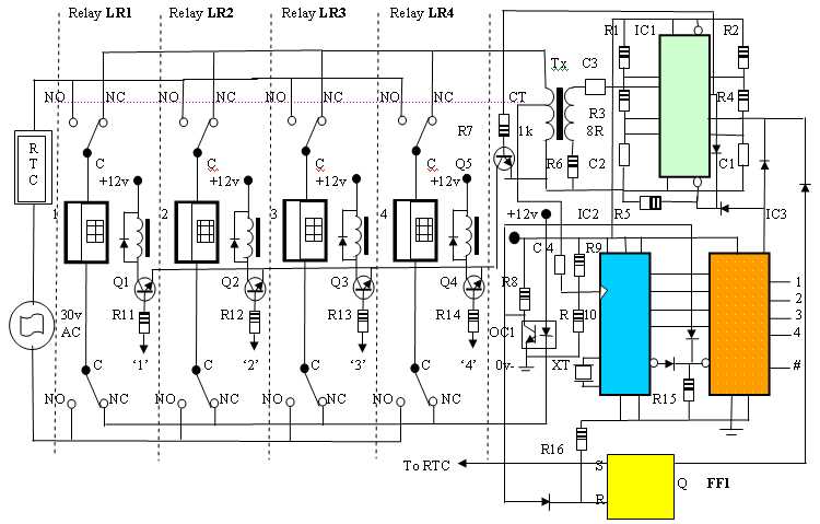 wireless intercom circuit diagram