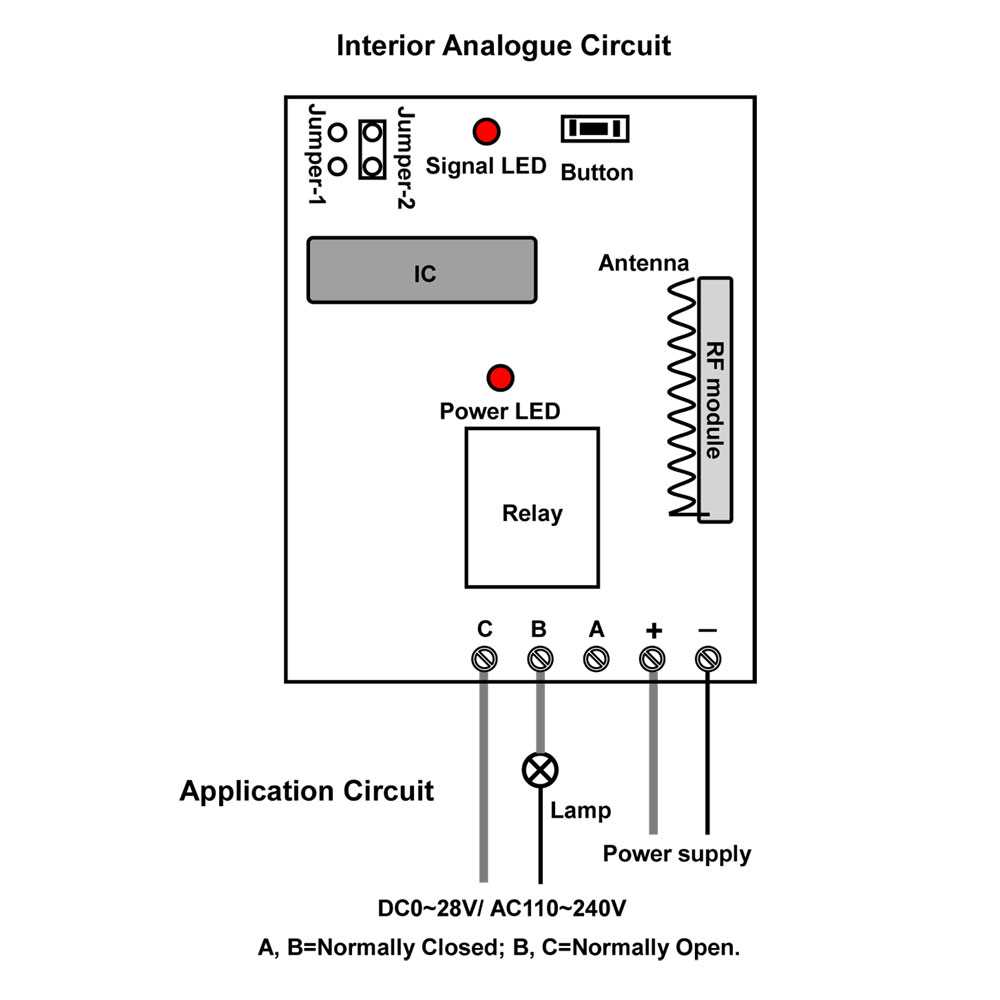 wireless remote control switch circuit diagram wireless remote control switch circuit diagram