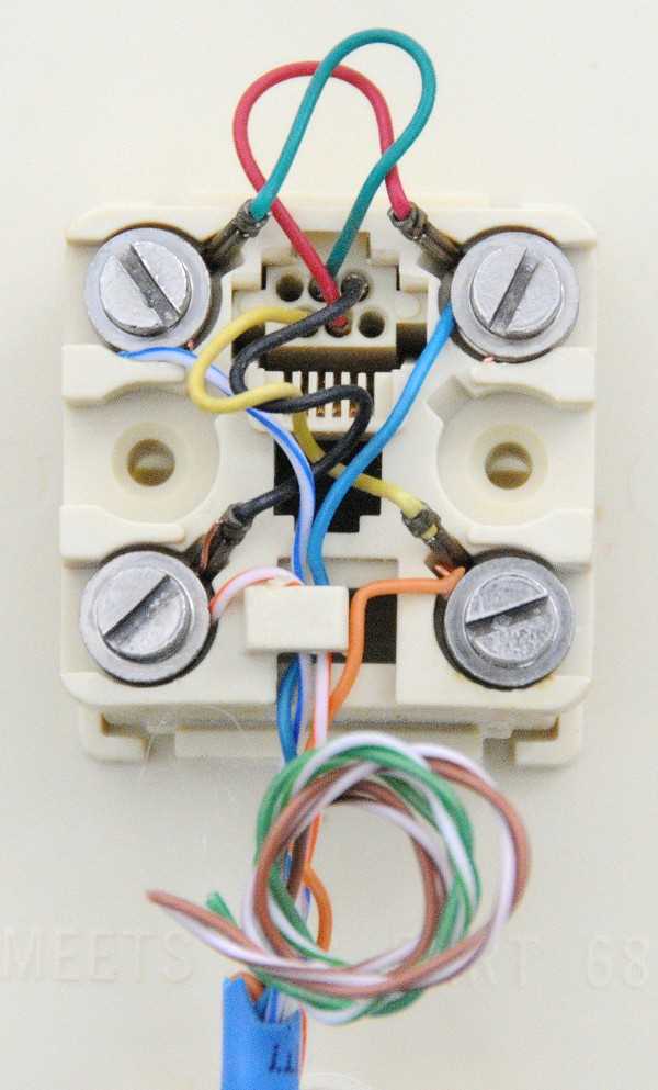 wiring a 2 line phone jack diagram