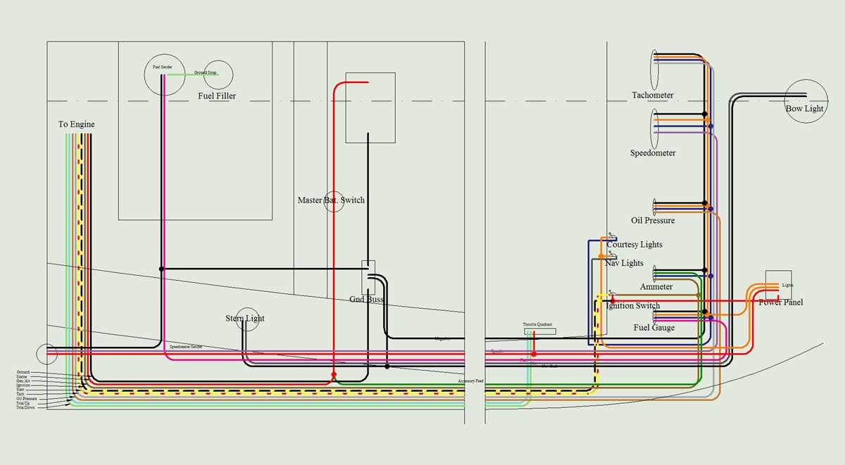wiring a boat diagram