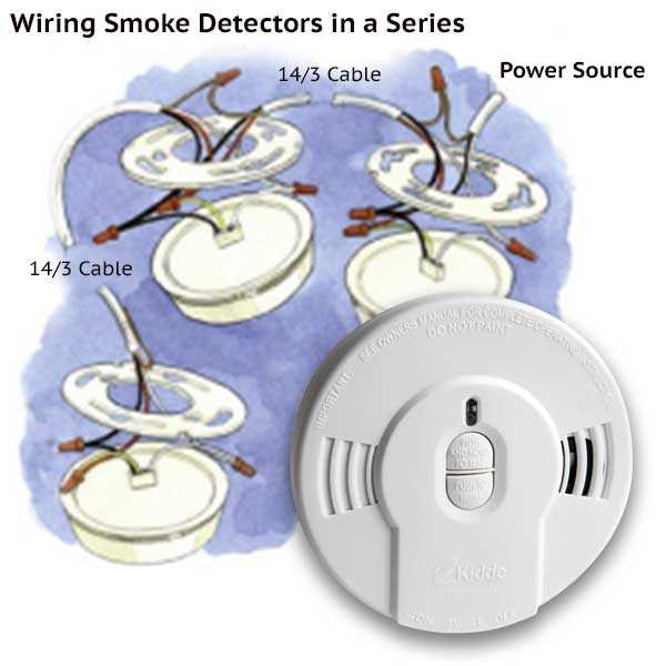 wiring a smoke detector diagram