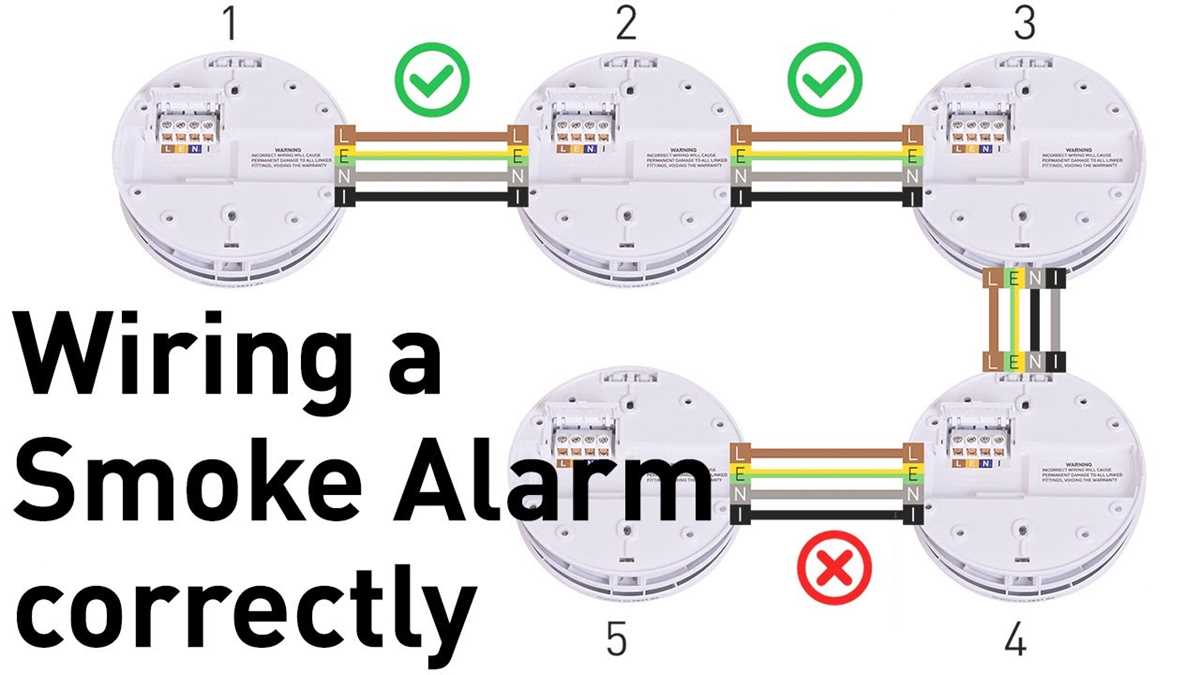 wiring a smoke detector diagram