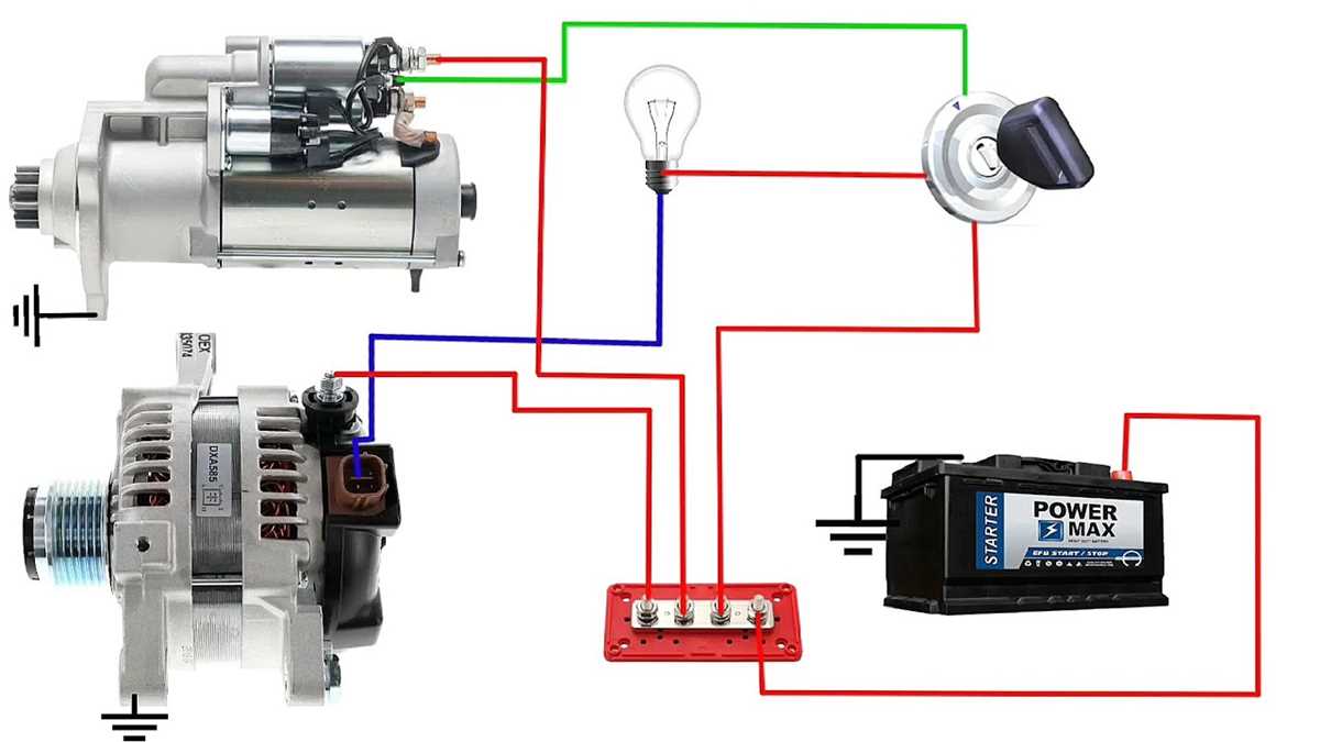 wiring diagram chevy alternator