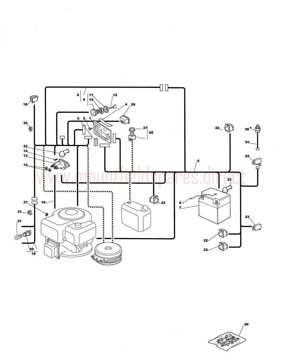 wiring diagram for a murray riding mower