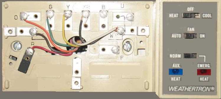 wiring diagram for a thermostat