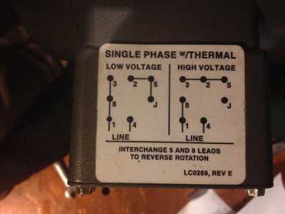 wiring diagram for baldor single phase motor