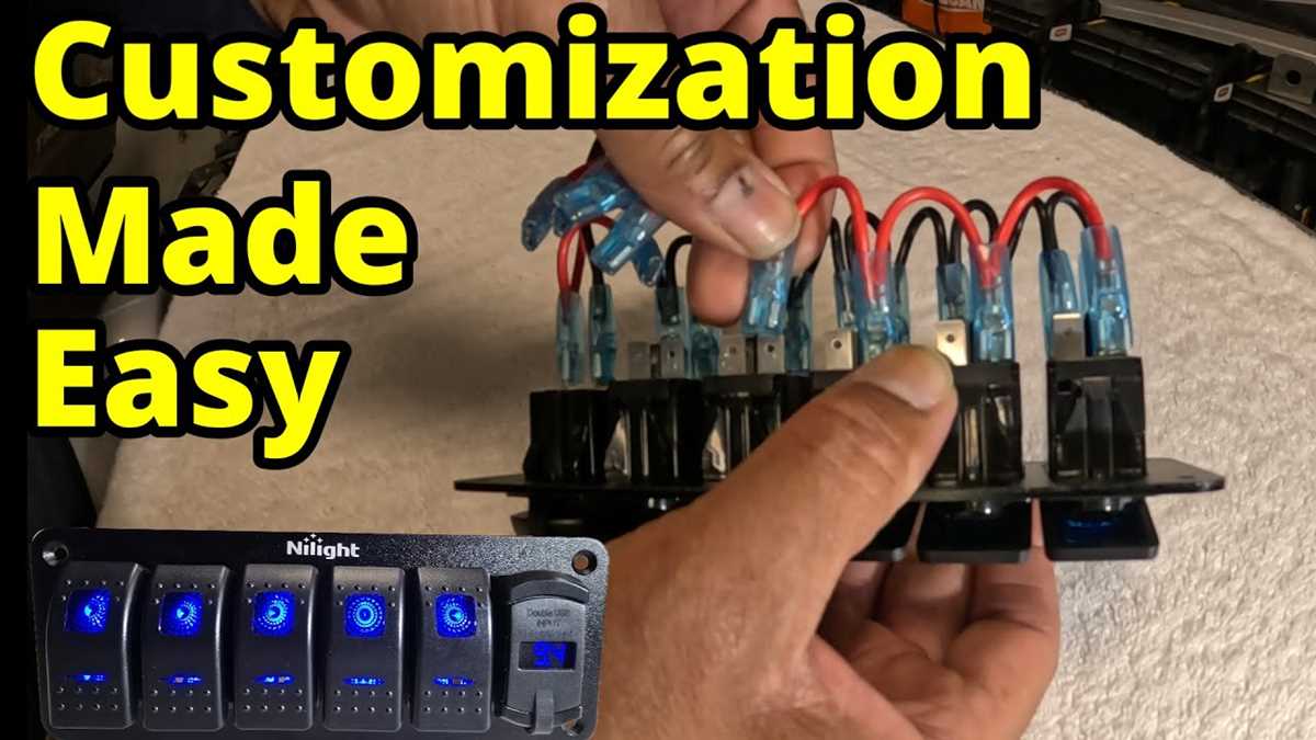 wiring diagram for boat switch panel