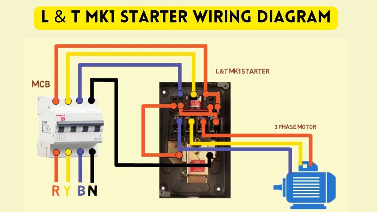 wiring diagram for motor starter 3 phase