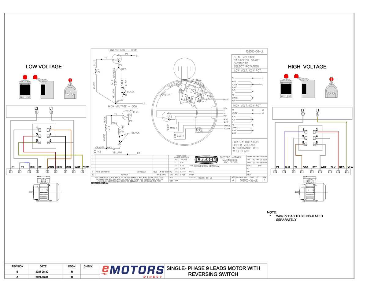wiring diagram for motor