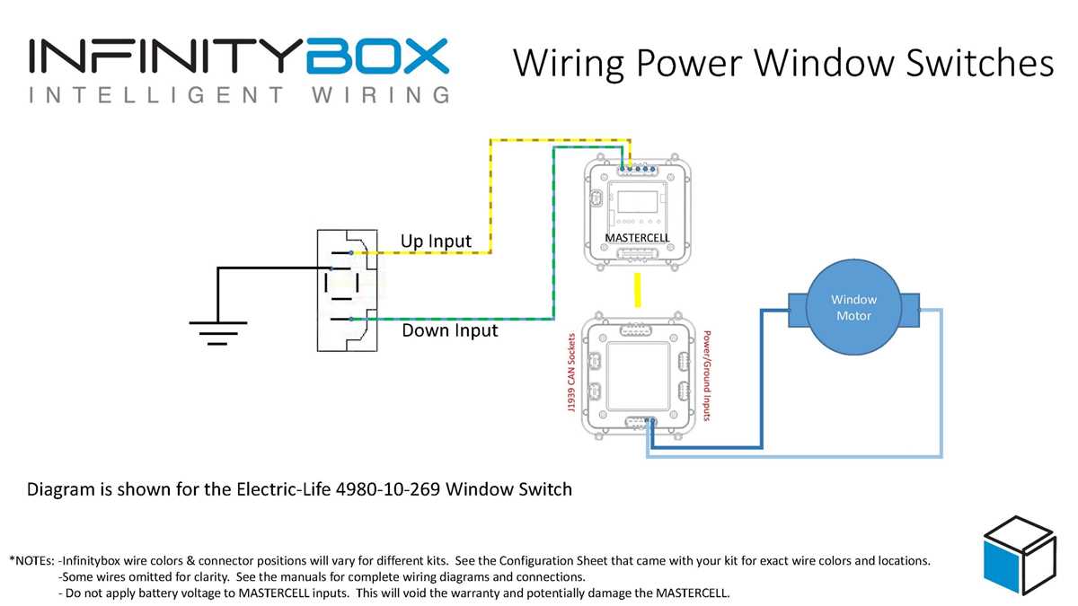 wiring diagram for power windows