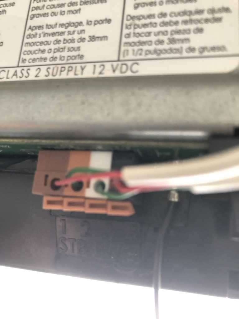 wiring diagram genie garage door opener