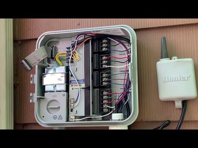 wiring diagram hunter irrigation controller