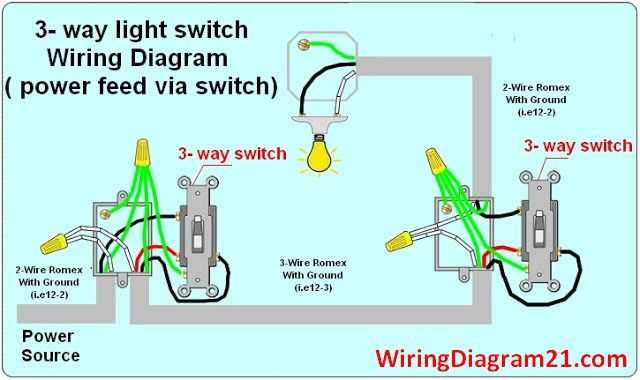 wiring diagram of a 3 way switch
