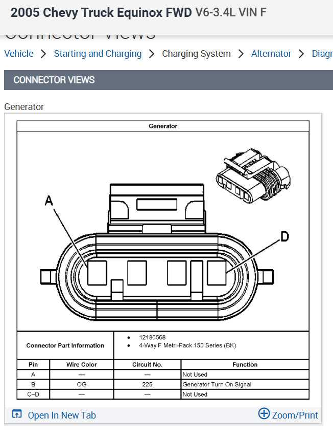 wiring diagram of alternator
