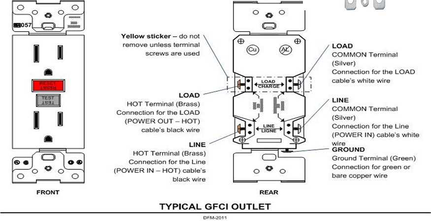 wiring gfci outlet diagram