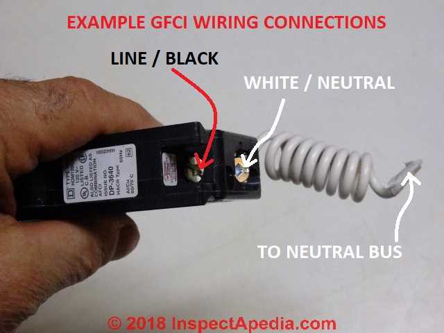 120v gfci breaker wiring diagram