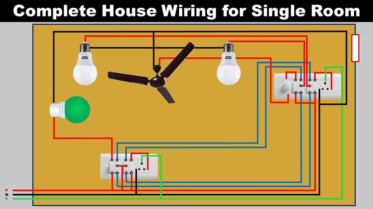 uk domestic lighting circuit diagram