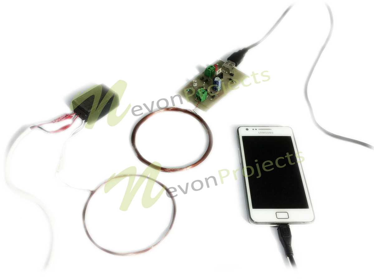 wireless mobile charger circuit diagram