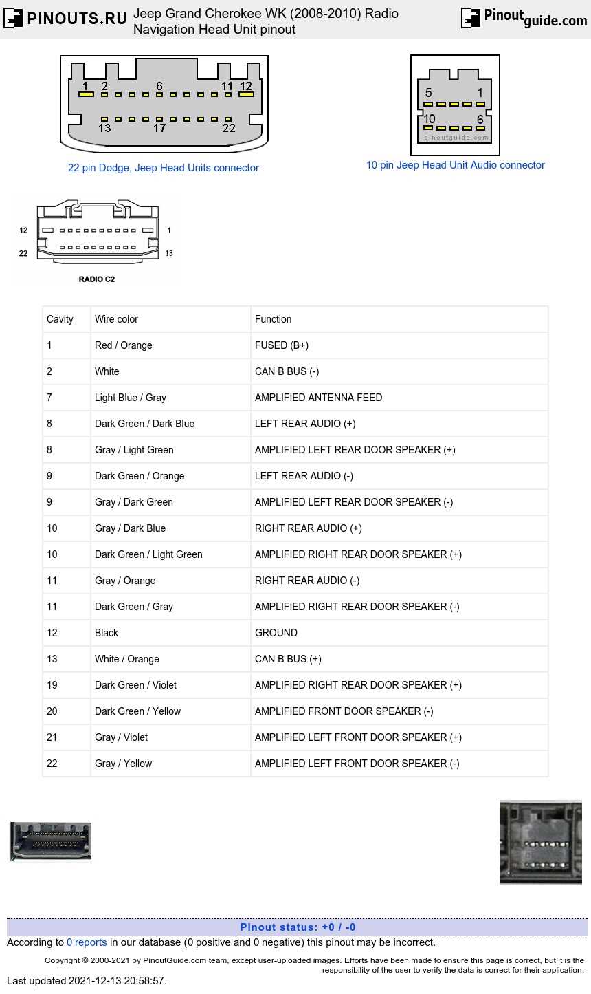 05 jeep grand cherokee radio wiring diagram
