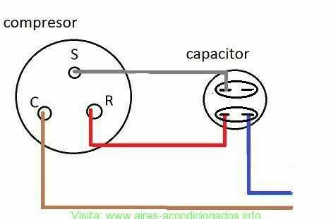 ac capacitor wiring diagram
