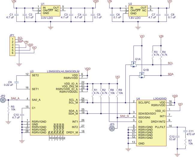 accelerometer schematic diagram