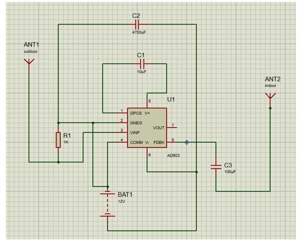 mobile signal booster circuit diagram mobile signal booster circuit diagram