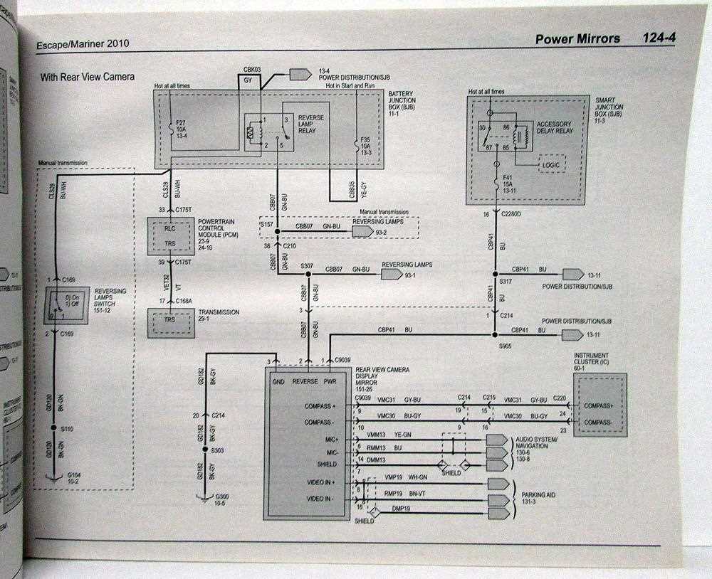 2010 ford escape radio wiring diagram