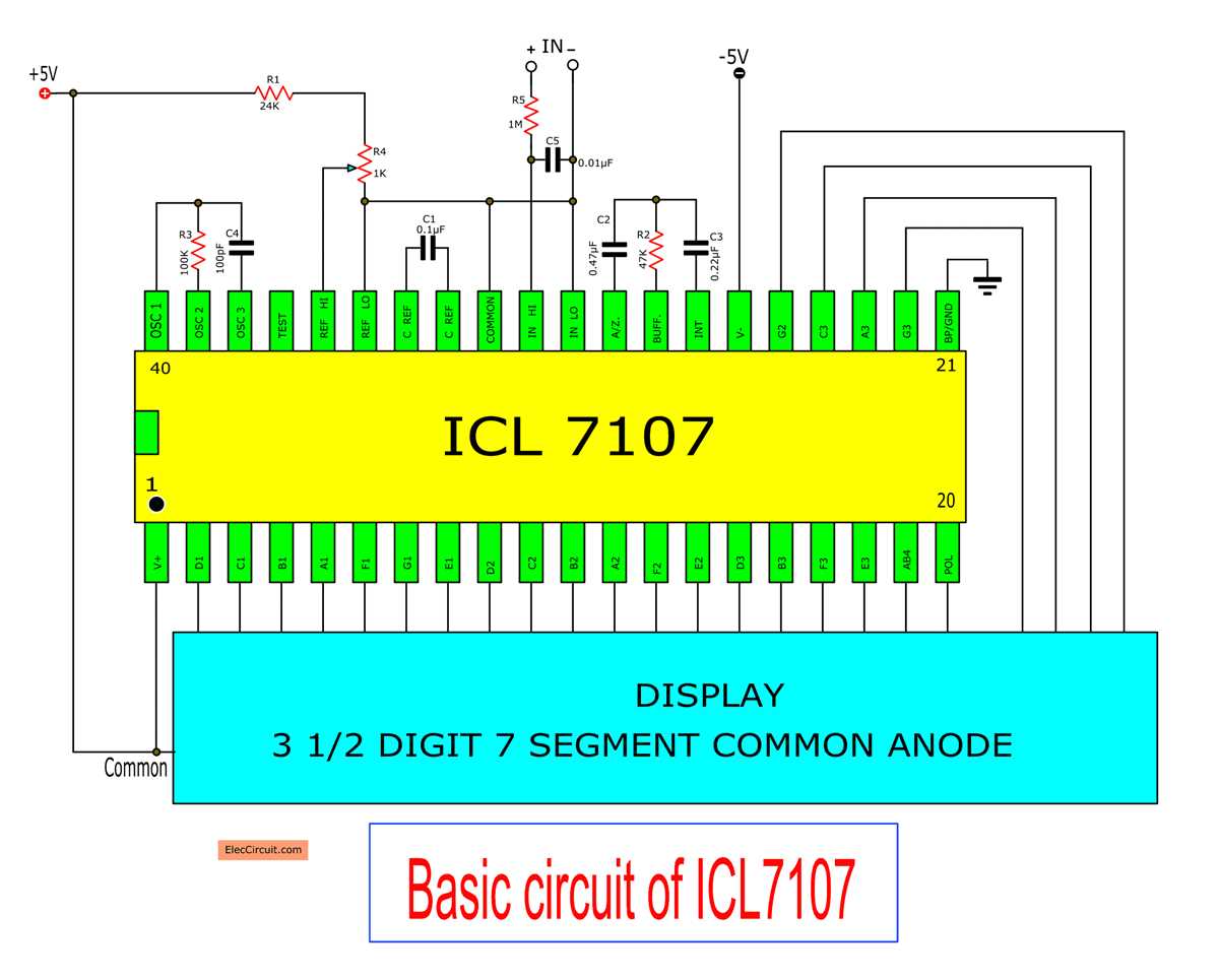 digital voltmeter schematic diagram
