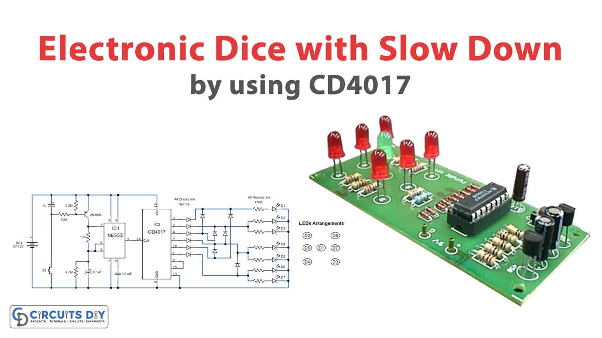 electronic dice circuit diagram