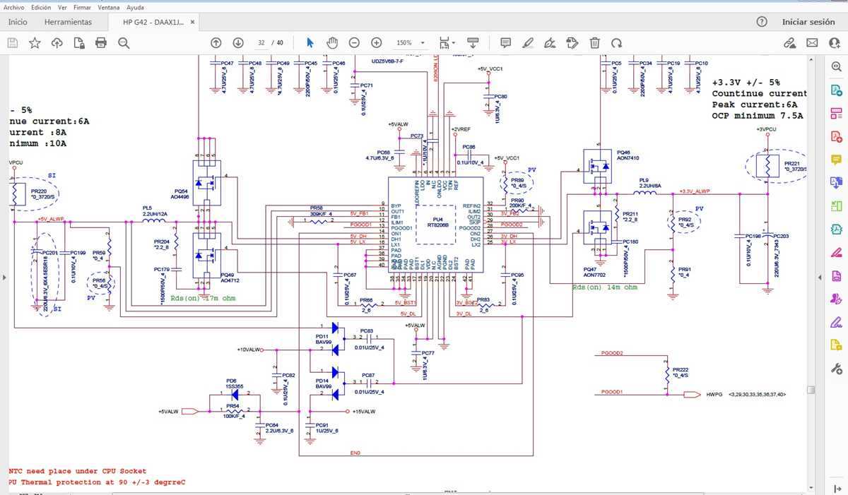 hp g62 motherboard schematic diagram