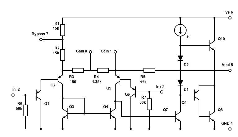 lm386 audio amplifier circuit diagram lm386 audio amplifier circuit diagram