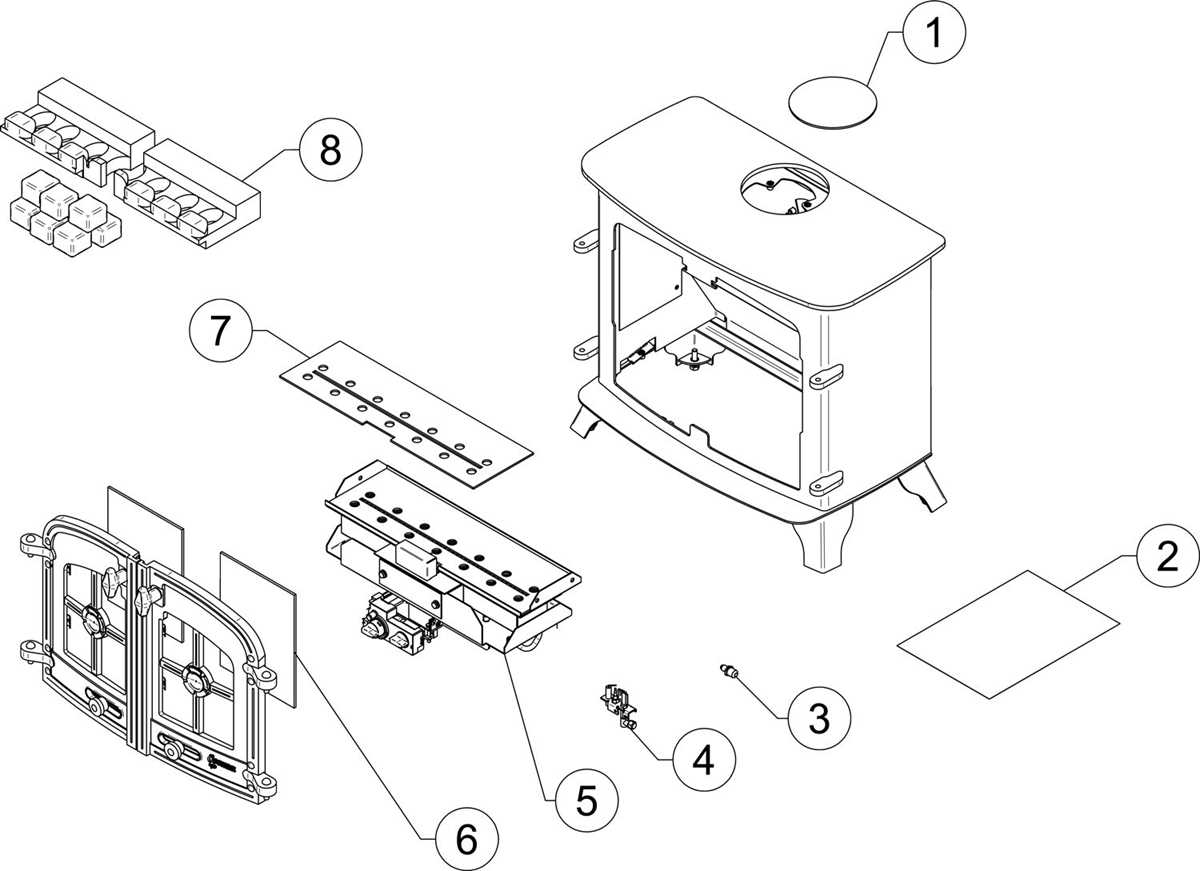 gas stove schematic diagram