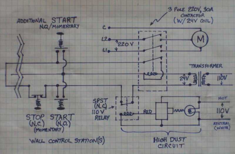 air compressor control circuit diagram