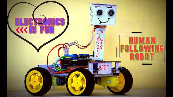 human following robot circuit diagram