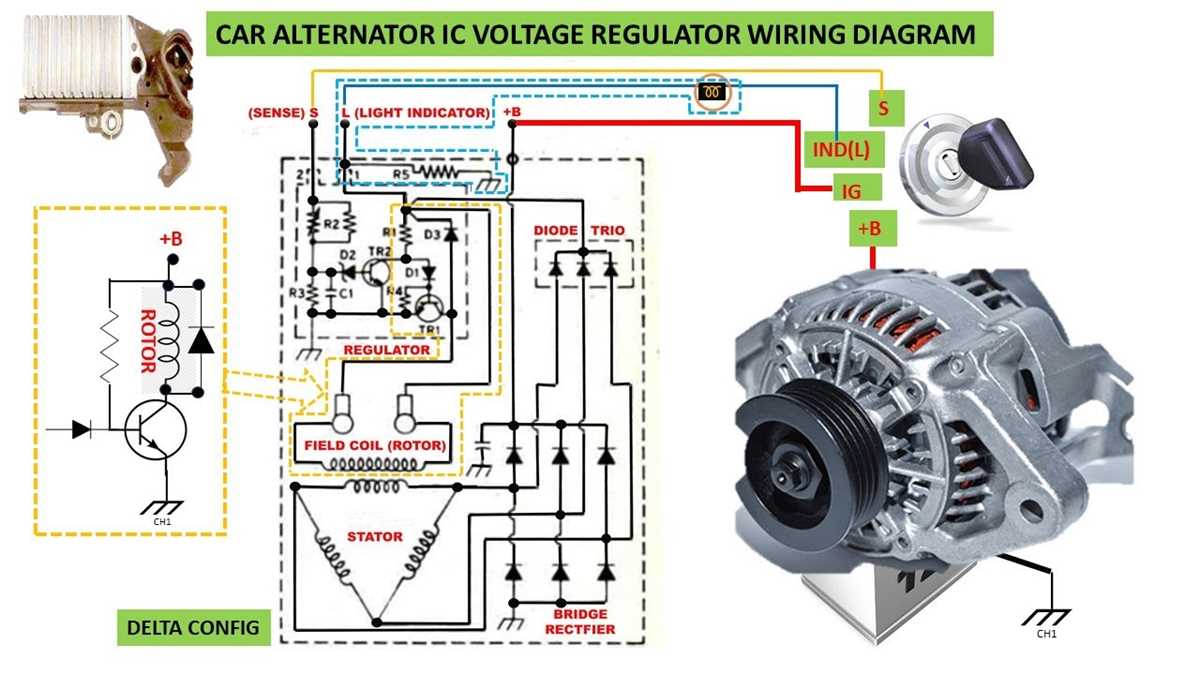 alternator diagram circuit alternator diagram circuit