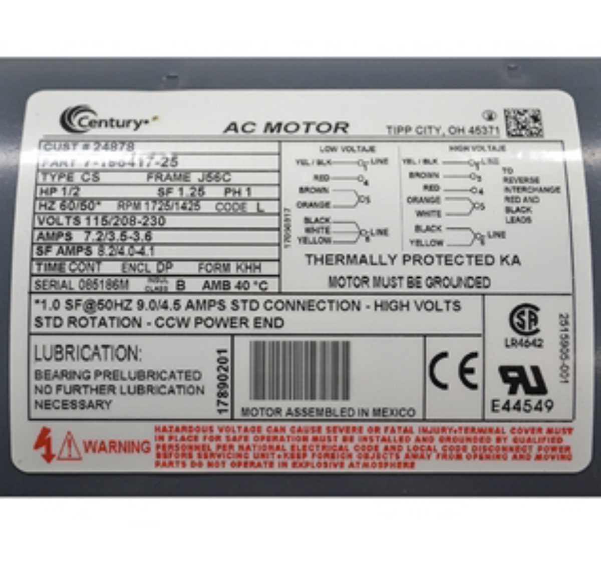 115 230 volt century electric motor wiring diagram 115 230 volt century electric motor wiring diagram